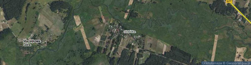 Zdjęcie satelitarne Słobódka ul.